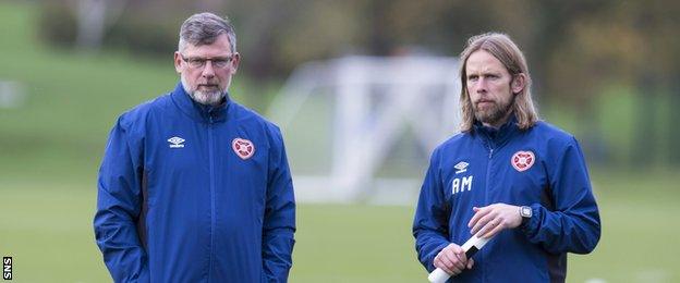 Austin MacPhee (right) and Craig Levein