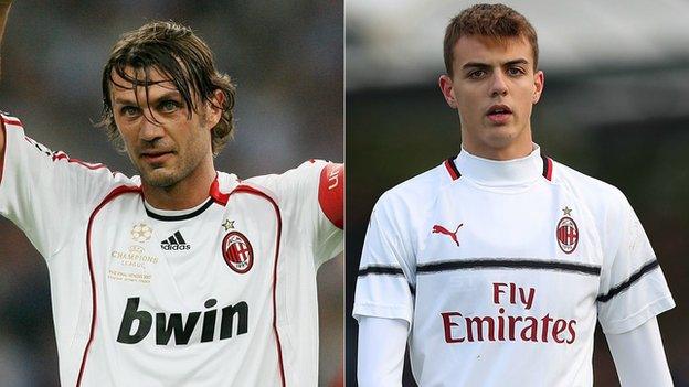 Paulo Maldini and Daniel Maldini