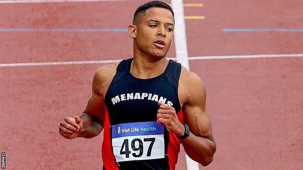 Leon Reid earned a dominant victory in the 200m final at the Irish Championships as his main domestic rival Marcus Lawler could only finish third