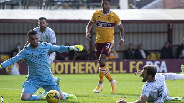 Christian Doidge was on target as Hibs opened the season with victory at Motherwell earlier this month