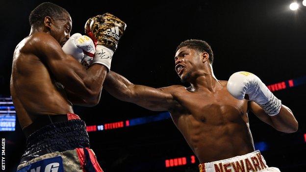 Shakur Stevenson and Jamel Herring