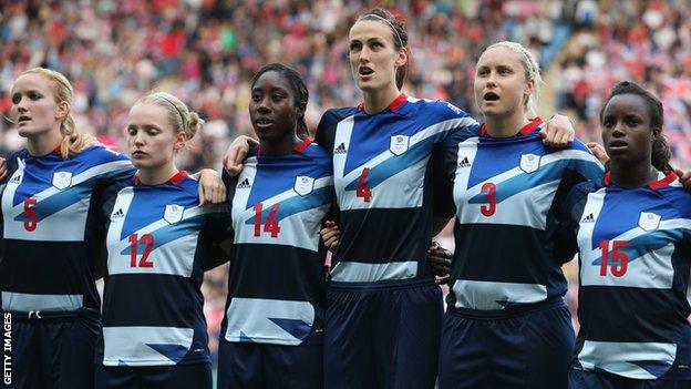 Team GB women at London 2012