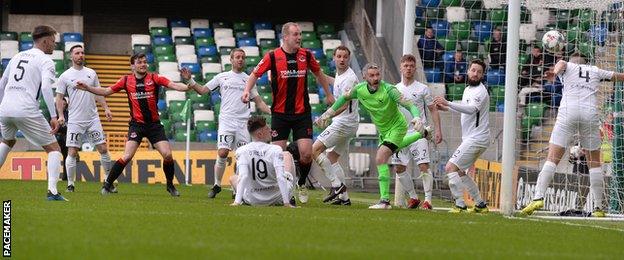 Lowry's header made it 2-0 early in the second half