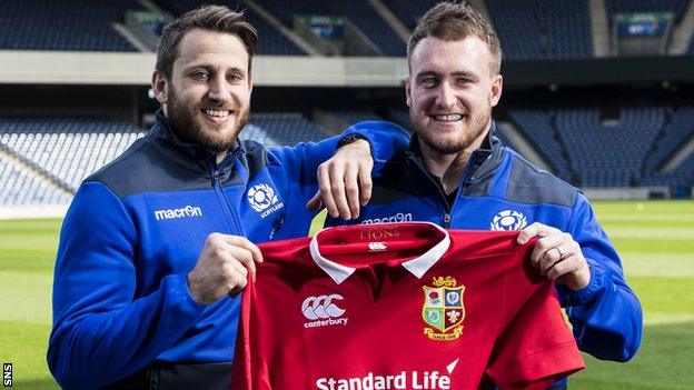 Tommy Seymour and Stuart Hogg