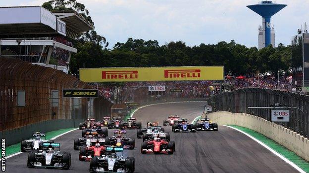 interlagos F1 circuit, sao paulo