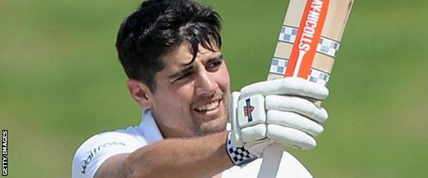 England captain Alastair Cook