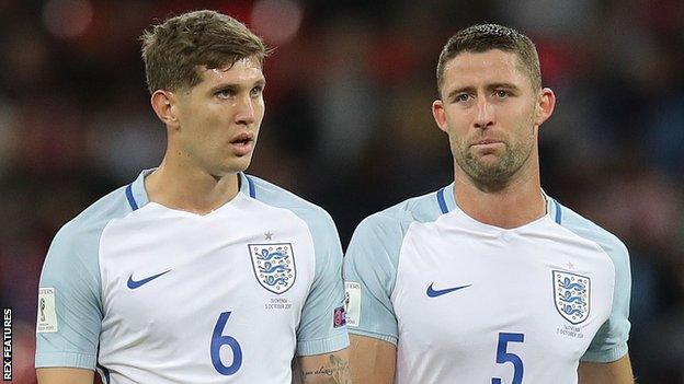 John Stones and Gary Cahill