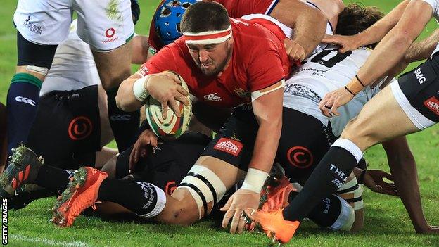 Wales prop Wyn Jones has made an impressive start to his first Lions tour and scored against South Africa A