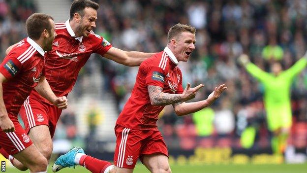 Jonny Hayes celebrates