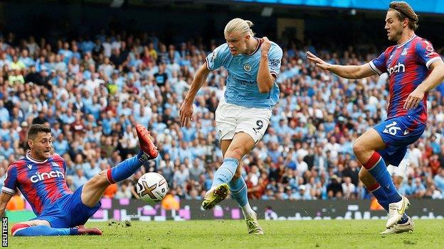 Haaland's hat-trick for Manchester City against Crystal Palace was part of last Saturday's MOTD