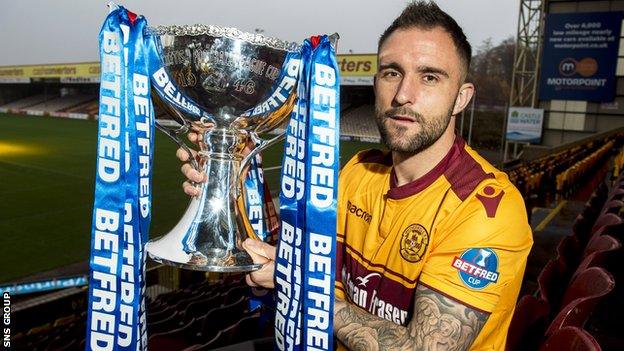 Motherwell defender Peter Hartley