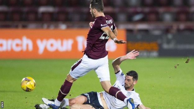 Midfielder Graham Dorrans played 25 games in the Championship for Dundee