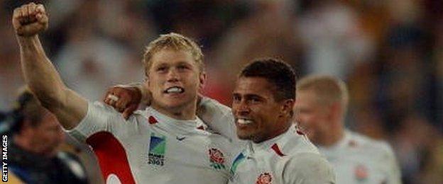 Josh Lewsey and Jason Robinson