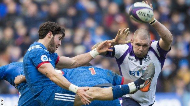 Scotland forward Gordon Reid against France