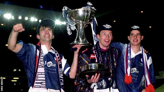 Raith Rovers beat Celtic in the 1994 League Cup final