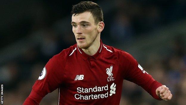 Liverpool's Andy Robertson