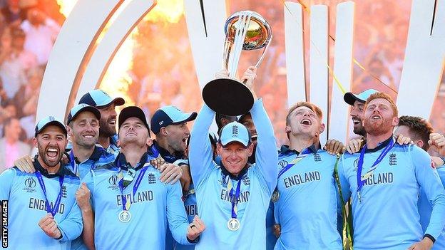 England celebrate winning the 2019 Cricket World Cup