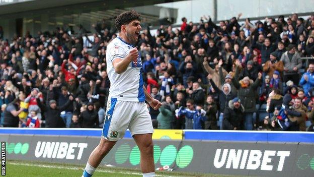 Reda Khadra of Blackburn Rovers