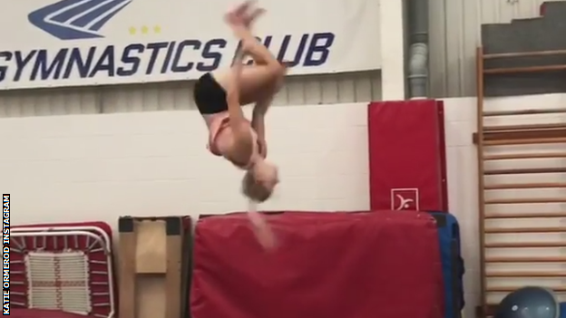 Katie Ormerod gymnastics