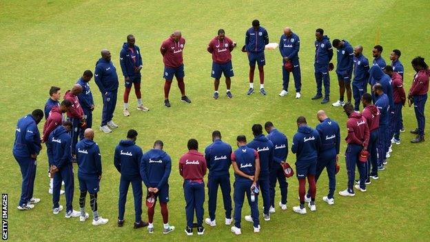 West Indies players