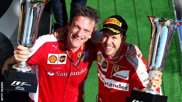 james allison and sebastian vettel