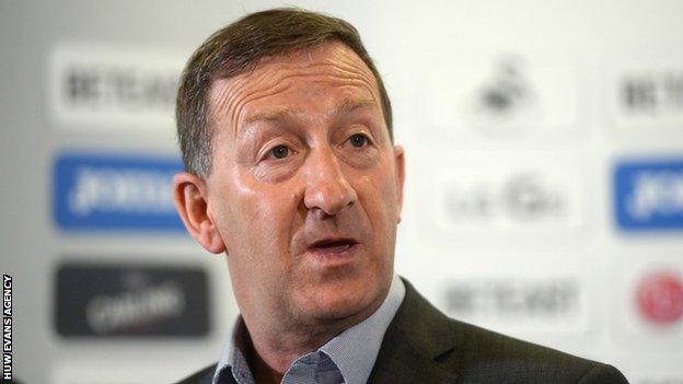 Huw Jenkins, chairman of Swansea City