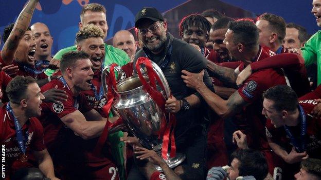 Jurgen Klopp led Liverpool to victory in the Champions League in 2019