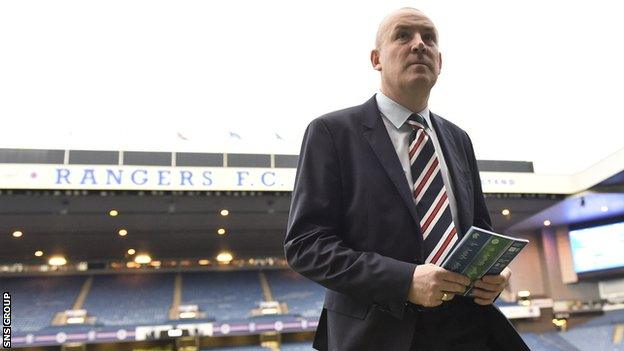 Rangers manager Mark Warburton