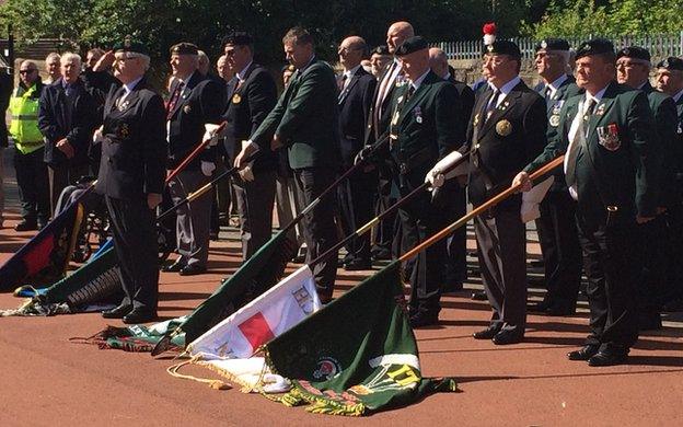 VJ Day service in Sunderland