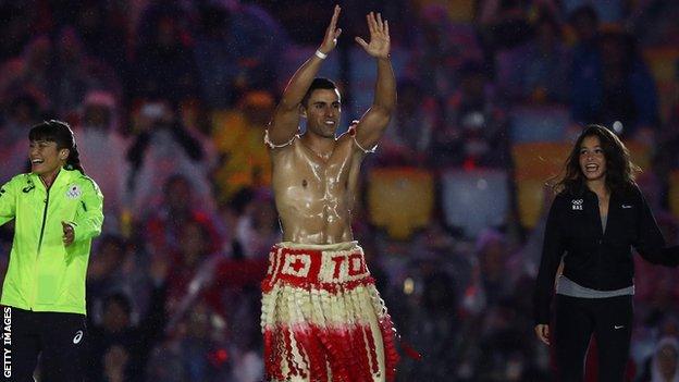 Tonga's Pita Taufatofua