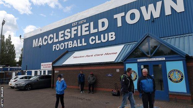 Macclesfield Town are currently 15th in League Two after 15 games played