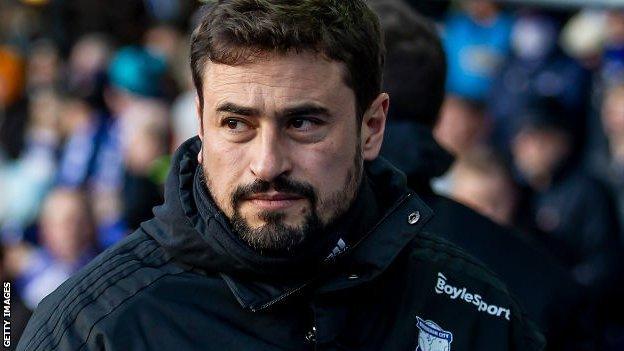 Birmingham manager Pep Clotet