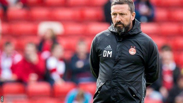 Aberdeen boss Derek McInnes