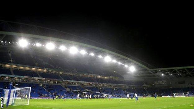 Brighton were a newly promoted Championship club when they moved into their new, now 30,750-capacity home on the outskirts of the town at Falmer in 2011