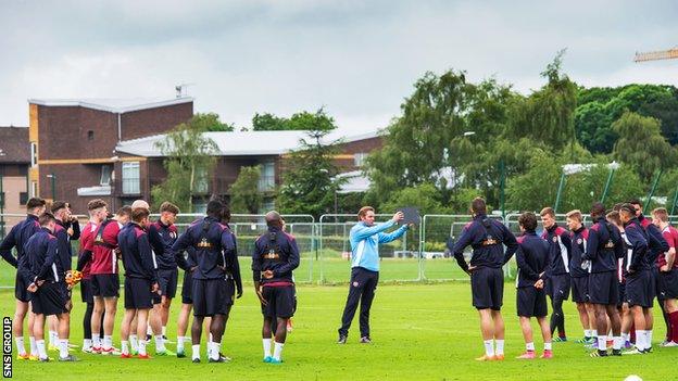 Hearts returned to training last week