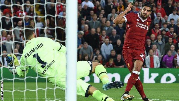 Emre Can scores for Liverpool