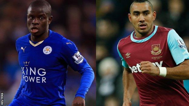 France call up Kante and Payet