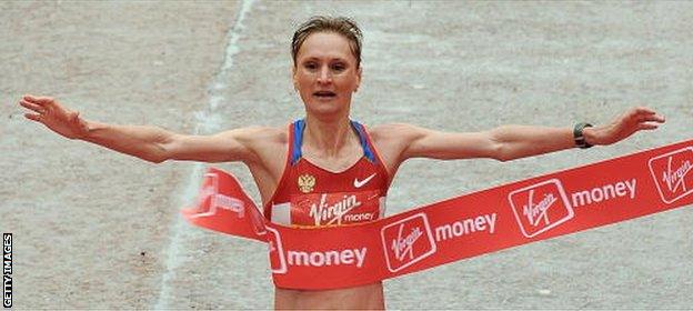 Liliya Shobukhova says Russian officials rather than athletes should be punished