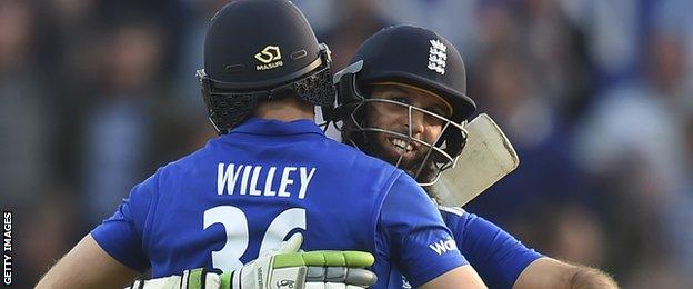 David Willey and Moeen Ali