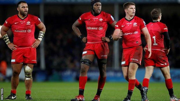 Saracens trio Billy Vunipola, Maro Itoje and Owen Farrell