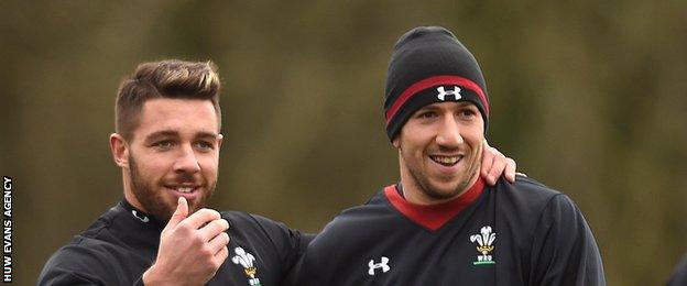 Rhys Webb and Justin Tipuric