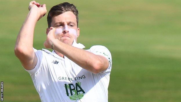 Hampshire seam bowler Brad Wheal