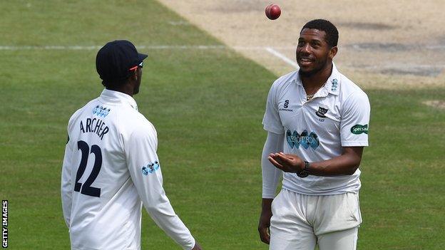 Jofra Archer and Chris Jordan