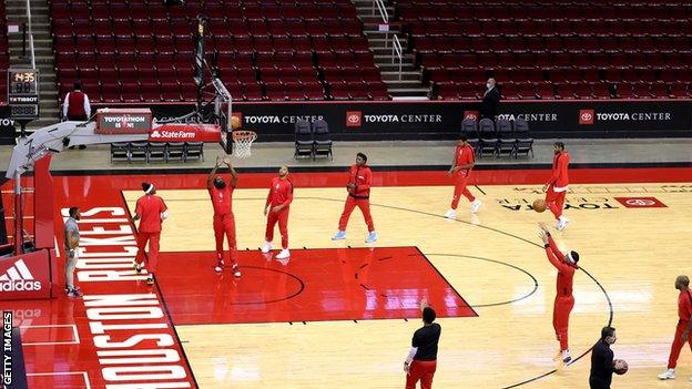 Houston Rockets train