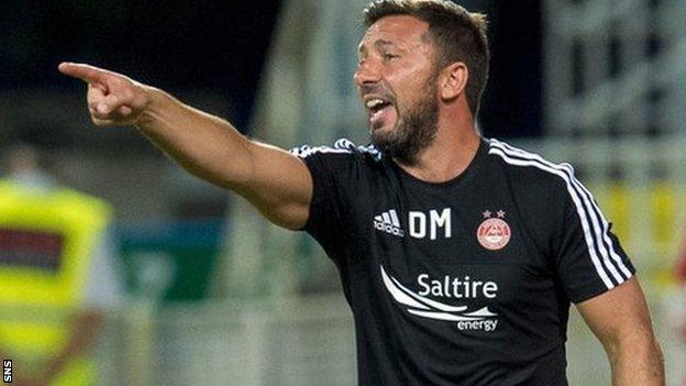 Aberdeen boss Derek McInnes