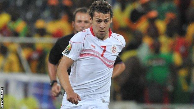 Tunisia's Youssef Msakni injured and out for 10 days