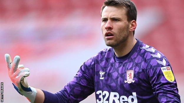 Marcus Bettinelli in action for Middlesbrough