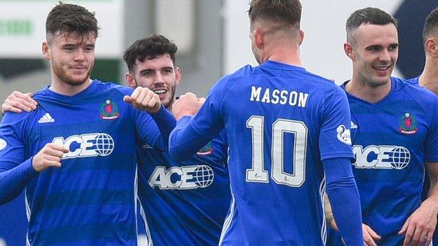 Cove Rangers celebrate