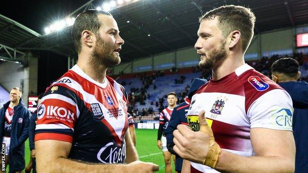 Sean O'Loughlin (right) with Boyd Cordner