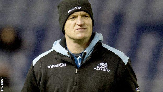 Glasgow head coach Gregor Townsend